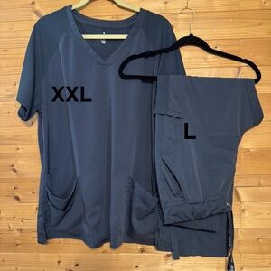 Med Corture Pewter Scrubs